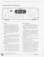 Preview for 7 page of Carver C-1000A Owner'S Manual