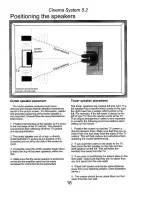 Preview for 18 page of Carver Cinema System 5.2 Owner'S Manual