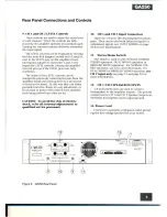 Предварительный просмотр 7 страницы Carver GA250 Owner'S Manual