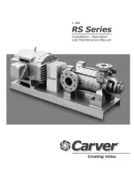 Preview for 1 page of Carver RS A Installation, Operation And Maintenance Manual