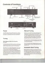 Предварительный просмотр 9 страницы Carver TX-11b Manual