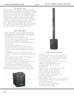 Preview for 2 page of Carvin Audio StageMate S500-WM5 User Manual