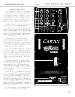 Preview for 3 page of Carvin Audio StageMate S500-WM5 User Manual