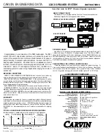 CARVIN 1283 Instructions предпросмотр