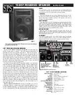 Предварительный просмотр 2 страницы CARVIN 1584-1584P Instructions