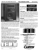 CARVIN 1584 V1 Instructions preview