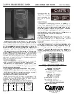 CARVIN 1588 V1 Instructions preview