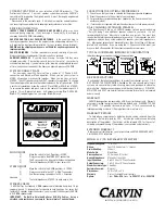 Preview for 2 page of CARVIN 412 Series Manual