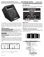 Предварительный просмотр 1 страницы CARVIN 742-742P-2003 Instructions