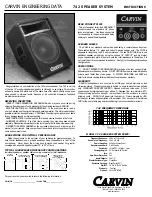 CARVIN 742-V1 Instructions предпросмотр