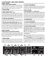 Предварительный просмотр 2 страницы CARVIN AG100D Operating Manual