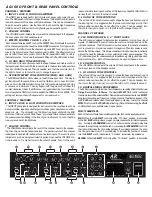 Preview for 2 page of CARVIN AG100D2003 Operating Manual