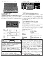 Предварительный просмотр 6 страницы CARVIN C1644(P Operating Manual