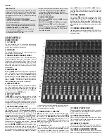 Preview for 3 page of CARVIN C2440 Operating Manual