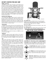 Preview for 2 page of CARVIN CM98ST Operating Manual