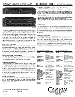 Preview for 1 page of CARVIN EQ2015 Operating Manual