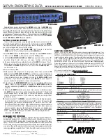 Preview for 1 page of CARVIN KB1000 Manual