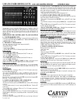 Preview for 3 page of CARVIN LC24 Operating Manual