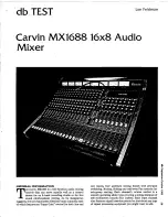 Предварительный просмотр 73 страницы CARVIN MX 1688 Operation Manual