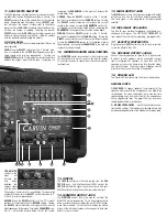 Предварительный просмотр 5 страницы CARVIN PA410 Operating Manual