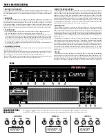 Preview for 3 page of CARVIN PB200 II Manual