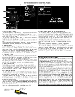 Предварительный просмотр 2 страницы CARVIN S610B User Manual