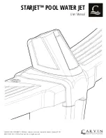 Предварительный просмотр 1 страницы CARVIN STARJET User Manual