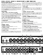 Предварительный просмотр 2 страницы CARVIN SX50C Operating Manual