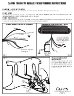 Предварительный просмотр 1 страницы CARVIN TBH60 Wiring Instructions