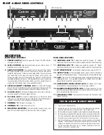 Preview for 2 page of CARVIN U7000 Getting Started Manual