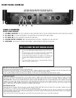 Preview for 3 page of CARVIN USM16BP Operating Manual