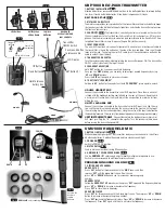 Предварительный просмотр 4 страницы CARVIN UX1000BP Operating Manual