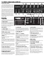 Предварительный просмотр 2 страницы CARVIN V3 Operating Manual