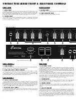 Preview for 2 page of CARVIN Vintage 16 Operating Manual