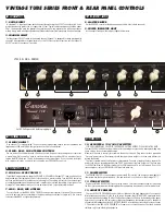 Предварительный просмотр 2 страницы CARVIN VT50 Operating Manual