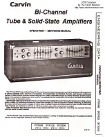 Preview for 1 page of CARVIN VTX100 Operating Manual