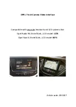 Preview for 1 page of CarVision 300 307 Quick Start Manual