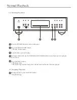 Предварительный просмотр 16 страницы Cary Audio Design Audio CD Player Manual