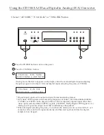 Предварительный просмотр 19 страницы Cary Audio Design Audio CD Player Manual