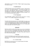 Preview for 8 page of Cary Audio Design CAD-50M MkIII Operating Manual