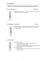 Предварительный просмотр 16 страницы Cary Audio Design CD 303 T SACD Owner'S Manual