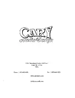 Preview for 15 page of Cary Audio Design SLI-30 Operating Manual