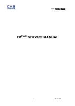 Preview for 1 page of CAS Corporation ER PLUS LCD Service Manual