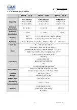 Preview for 6 page of CAS Corporation ER PLUS LCD Service Manual