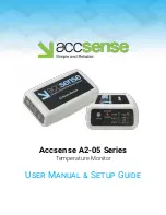 CAS DataLoggers accsense A2-05 Series User Manual & Setup Manual preview