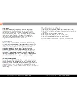 Preview for 2 page of Cas Hire Woods 36 Operating Instructions