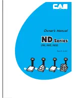 CAS Scale ND 300 Owner'S Manual предпросмотр