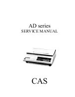 CAS AD series Service Manual preview