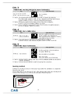 Preview for 8 page of CAS BW-SERIES Service Manual