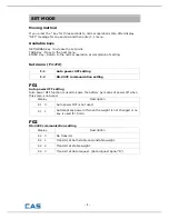 Preview for 9 page of CAS BW-SERIES Service Manual